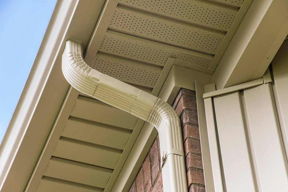 downspout tan