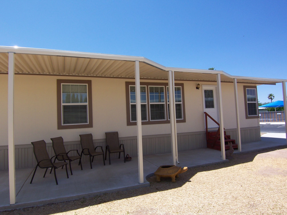 Aluminum Awning on Your Mobile Home