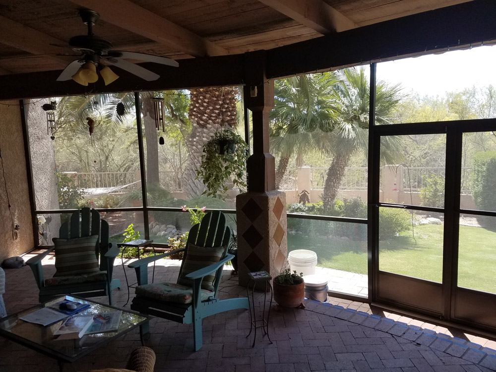 Furnished Screen Room